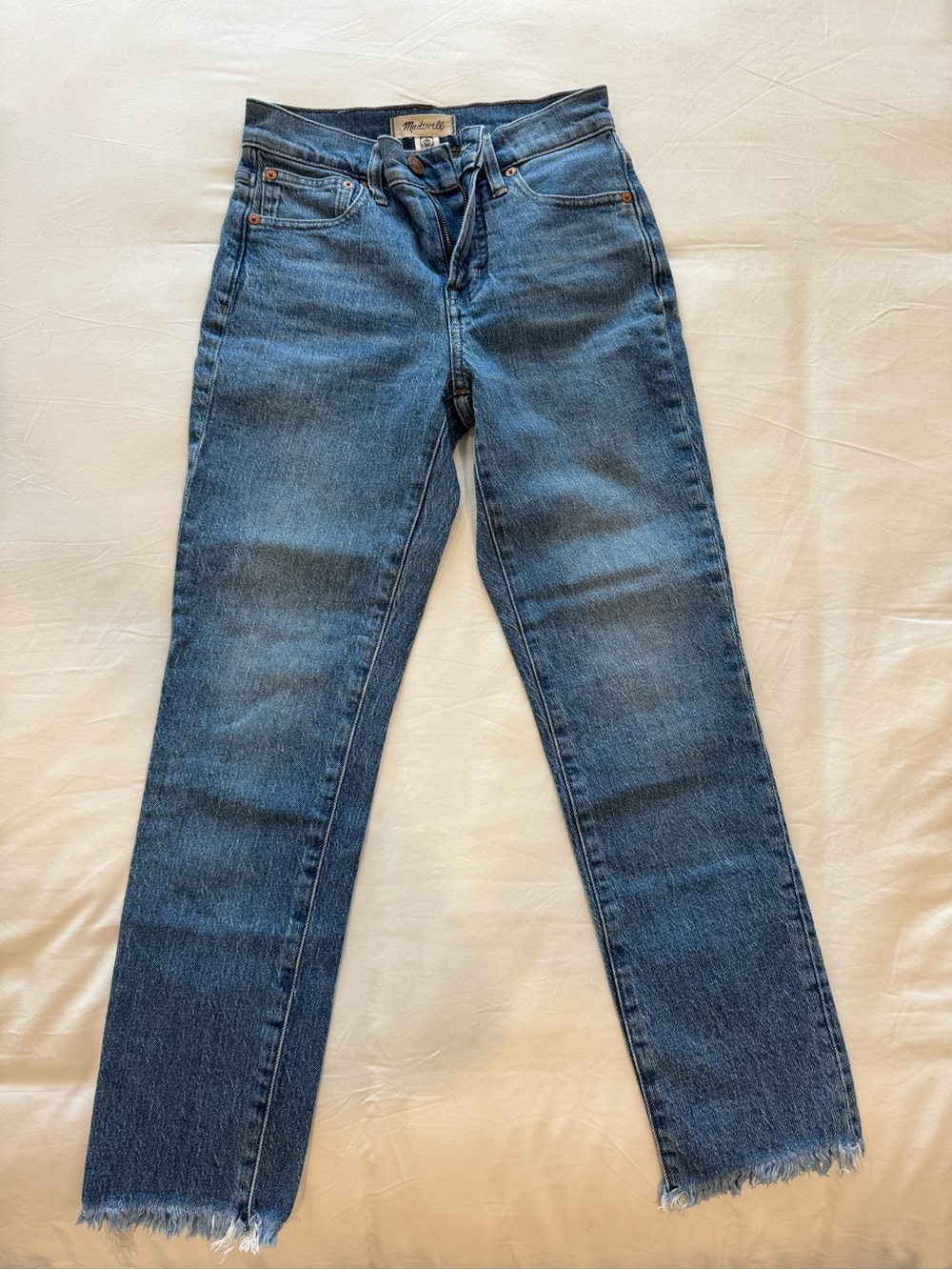 Madewell The Perfect Vintage Jean Petite Raw Hem Sz 23P